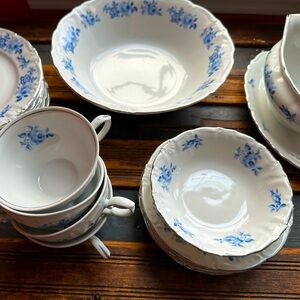 17 pieces of Vintage Winterling - Bavaria China